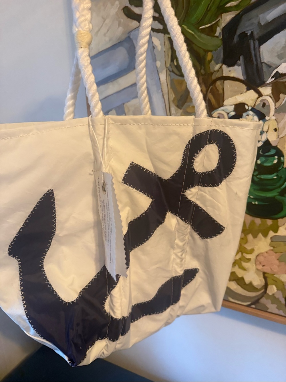 Sea Bags Maine Large Anchor Tote – Recycled Sailcloth